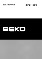 Beko OIF21100 User Manual