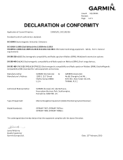 Garmin GPSMAP 7407xsv ?Declaration of Conformity