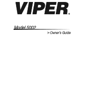 Viper 5002 Owner Manual