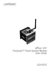 Lantronix xPico Wi-Fi Freescale Tower System Module xPico Wi-Fi Freescale Tower System Module - User Guide