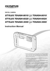 Olympus 227630 STYLUS TOUGH-3000 Instruction Manual (English)
