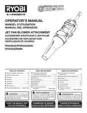 Ryobi RYAXA22VNM Operation Manual