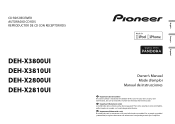 Pioneer DEH-X2800UI Owner's Manual