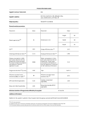 AEG FSK93847P Product information sheet