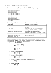 Lenovo S40-70 Lenovo Regulatory Notice for European Countries - Notebook