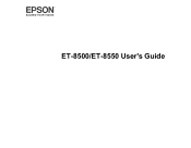 Epson ET-8550 Users Guide