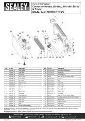 Sealey CD2005TT Parts Diagram
