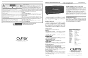 Carvin X100B X100B Product Manual