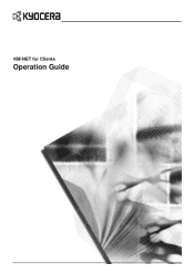 Kyocera FS 1700 KM-NET for Clients Operation Guide Rev-3.7