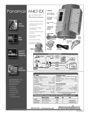 Panamax M4LT-EX Datasheet