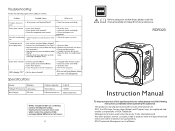 RCA RDR323 English Manual