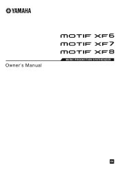 Yamaha XF6 MOTIF XF6/7/8 Owners Manual