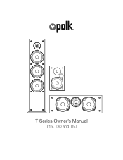 Polk Audio T50 T-Series Product Manual