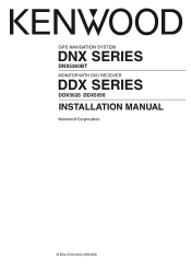 Kenwood DNX5260BT User Manual 1