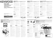 Kenwood KAC-8405 Instruction Manual