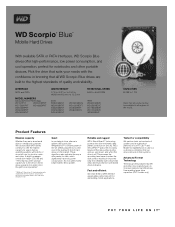 Western Digital WD3200BEVE Product Specifications