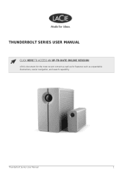 Lacie 2big Thunderbolt™ Series User Manual