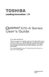 Toshiba X70-AST3G23 Windows 8.1 User's Guide for Qosmio X70-A Series