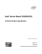 Intel R1000GZ/GL S2600GZ/GL