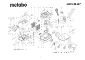 Metabo ASR 35 ACP Parts Diagram