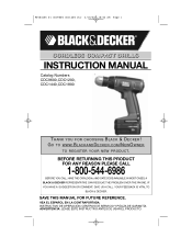 Black & Decker CDC140ASB Type 1 Manual - cdc9602 cdc1200 etc