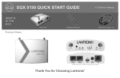 Lantronix SGX 5150 IoT Device Gateway SGX 5150 Quick Start Guide