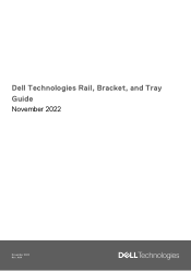 Dell PowerSwitch Z9664F-ON Technologies Rail Bracket and Tray Guide November 2022
