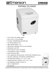 Emerson IM90 Specifications