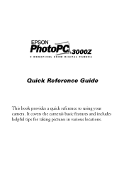 Epson PhotoPC 3000Z Quick Reference Guide