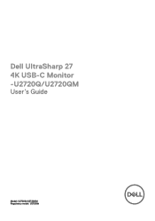 Dell U2720Q Users Guide