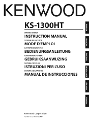 Kenwood KS-1300HT User Manual