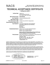 Lantronix xPico 270 80211ac Wi-Fi Bluetooth Embedded IoT Gateway NACS- xPico 200 Technical Acceptance Certificate