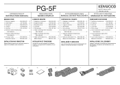 Kenwood PG-5F User Manual