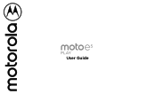 Motorola moto e5 play User Guide Metro PCS