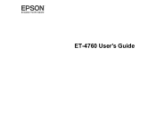 Epson ET-4760 Users Guide