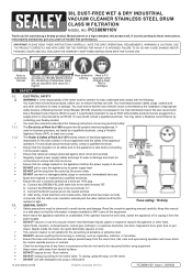 Sealey PC380M110V Instruction Manual