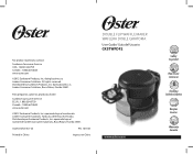 Oster Double Flip Waffle Maker Instruction Manual
