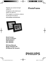 Philips SPF3407D User manual (English)