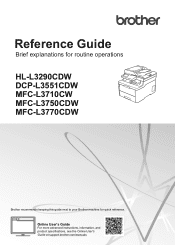 Brother International MFC-L3770CDW Reference Guide