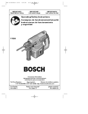 Bosch 11524 Operating Instructions