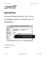 Lantronix SM12DP2XA CLI Reference Guide Rev C PDF 1.96 MB