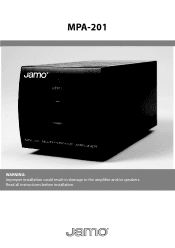 Jamo MPA-201 Owner/User Manual