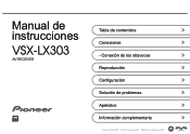 Pioneer VSX-LX303 Instruction Manual Spanish