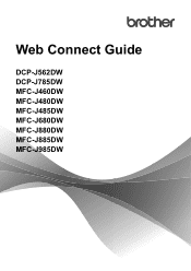 Brother International MFC-J480DW Web Connect Guide