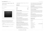 Fisher and Paykel OS24NDTDX1 Quick Reference guide