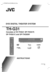 JVC TH-G31 Instructions