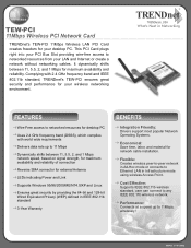 TRENDnet TEW-PCI Data Sheet
