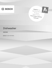 Bosch SHE53C82N Use and Care Manuals