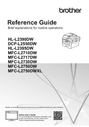 Brother International MFC-L2710DW Reference Guide