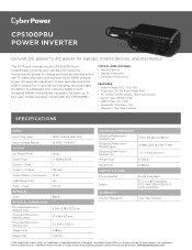 CyberPower CPS100PBU Datasheet